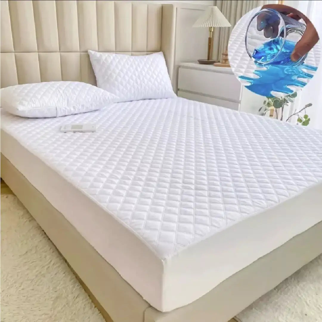 Cubre Colchon Impermeable+ 2 Fundas