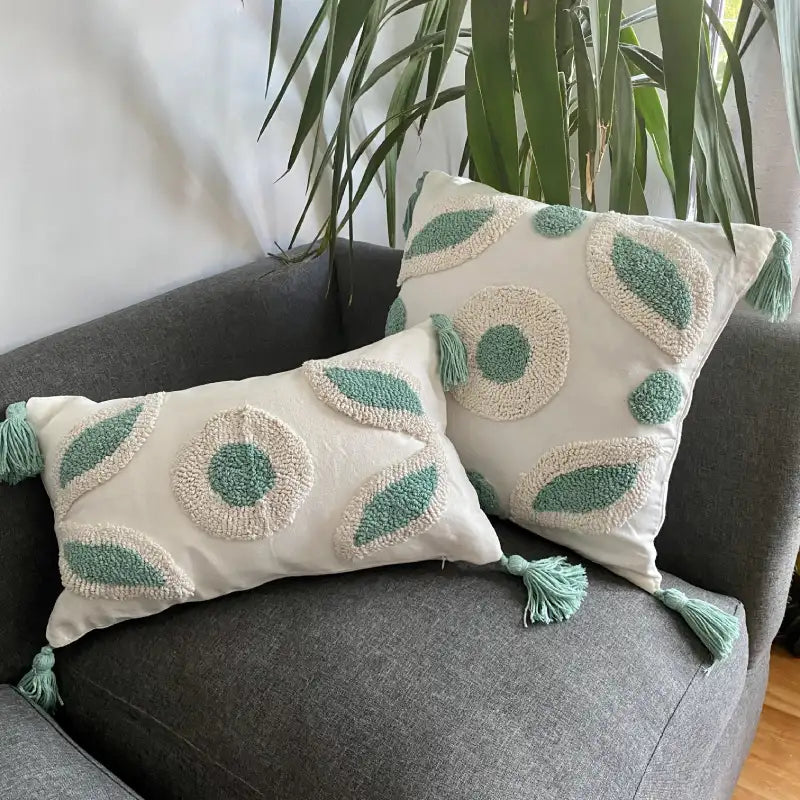 Fundas Boho Menta