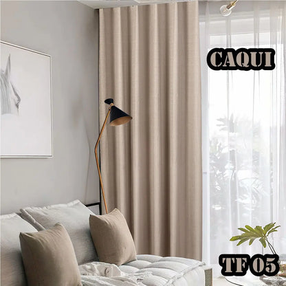 Cortinas 100% Blackout Caqui