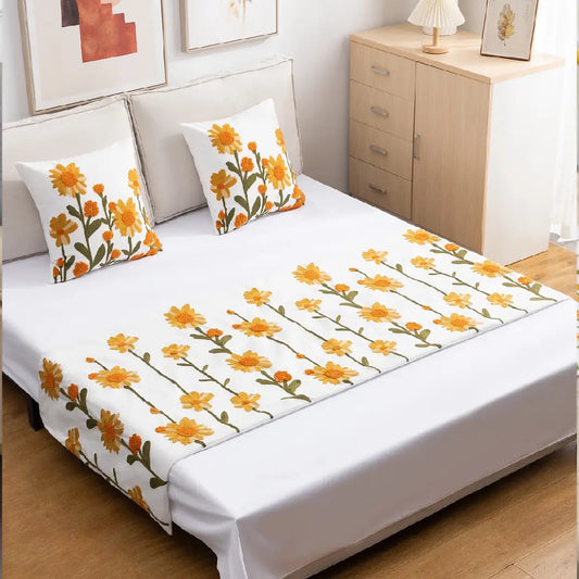 Piecera Bordada + 2 Fundas
