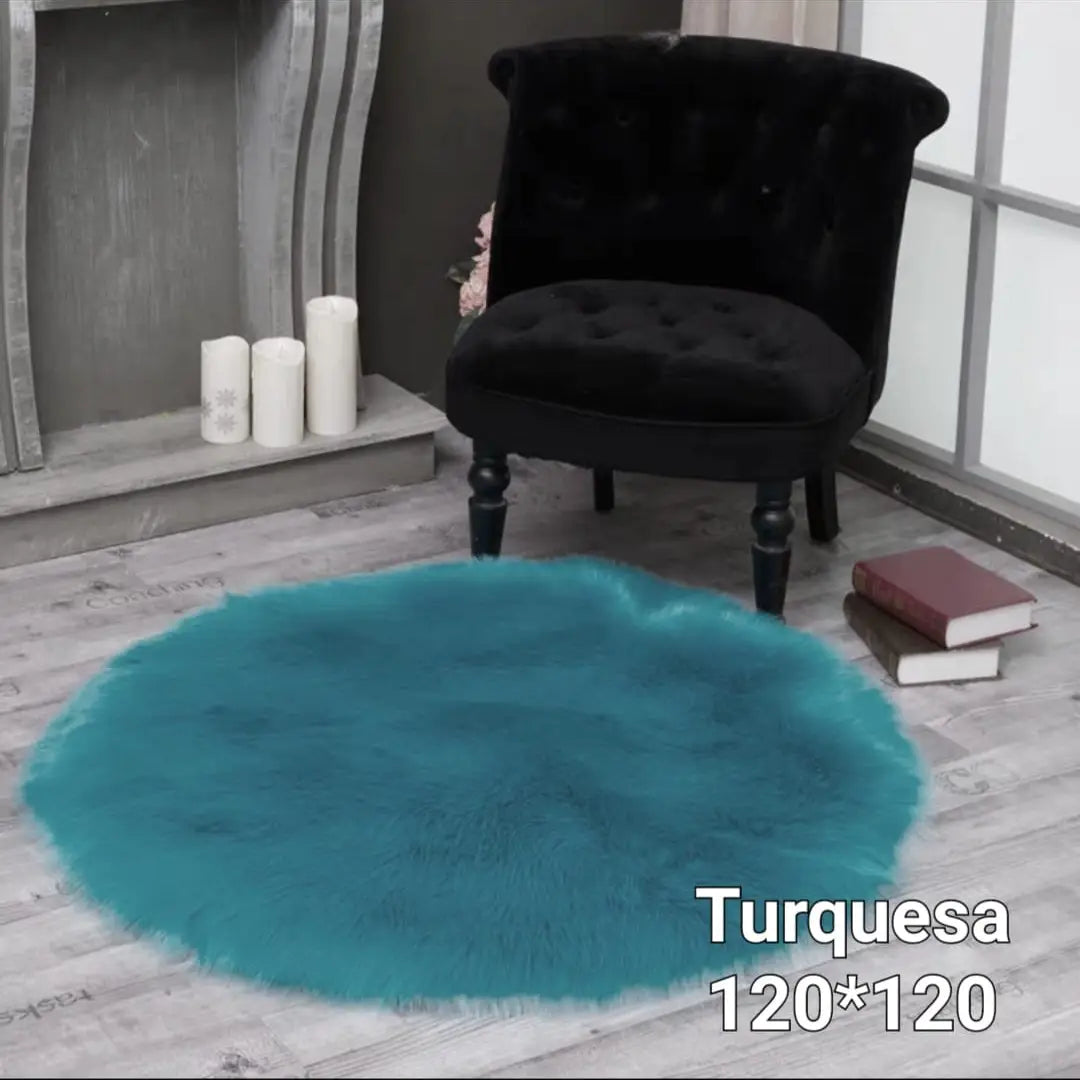 Alfombras Redonda 120cm Piel de Oveja
