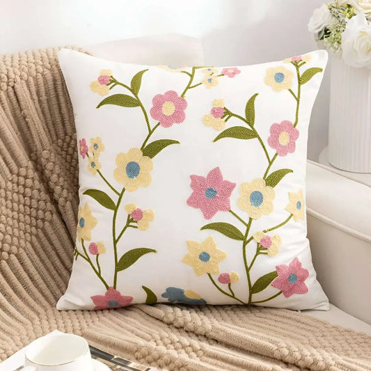 Funda Bordada de Flores
